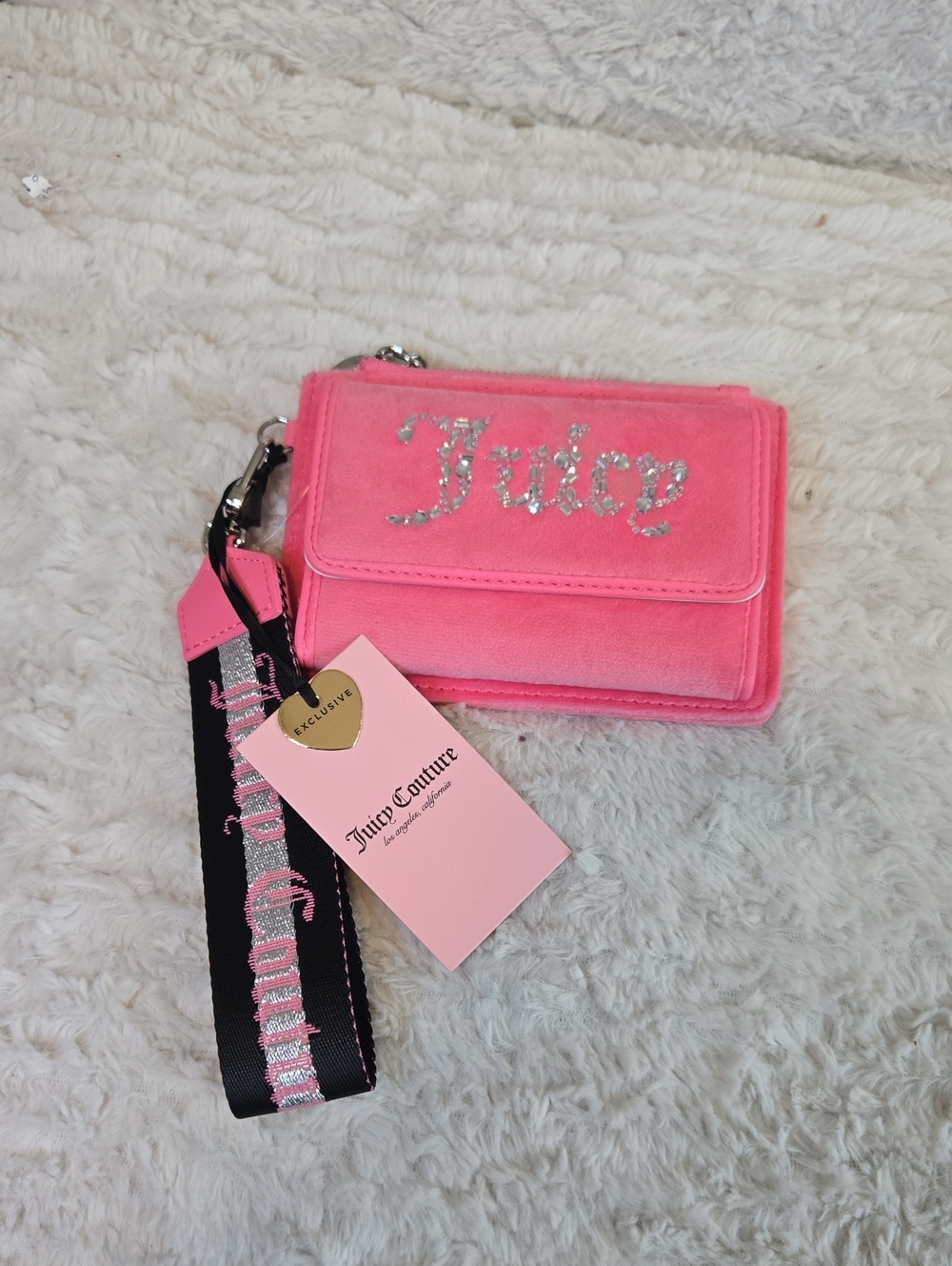 Juicy Couture Pink Wallet Wristlet